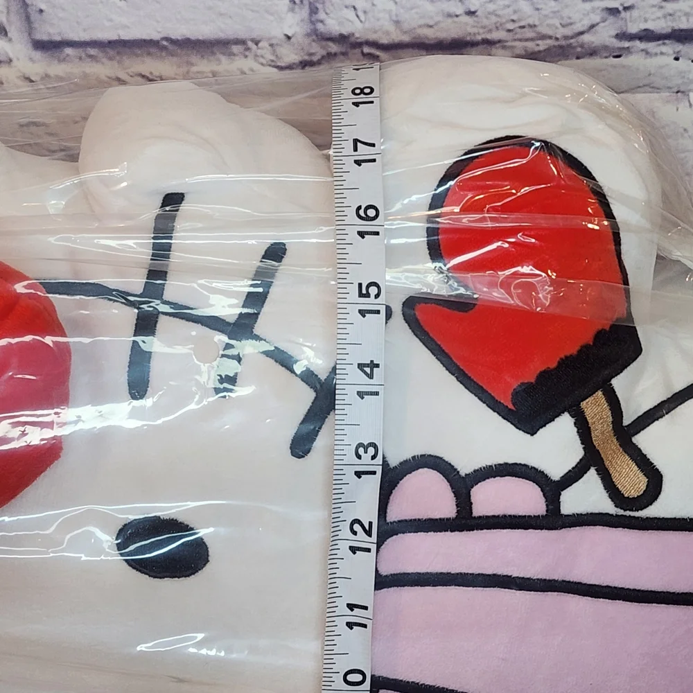 Sanrio Hello Kitty Snowman Christmas Plush Pillow, NWT